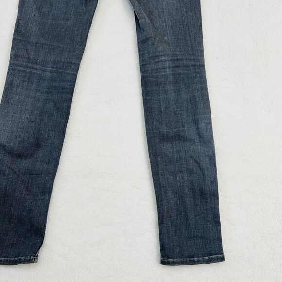 Hudson Skinny Jeans 25 Collin Rear Flap Gray Acid Wash Low Rise Button Fly - Picture 13 of 16